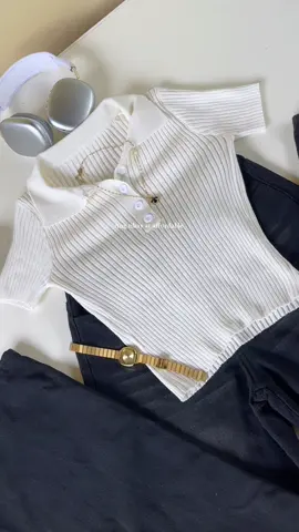 High quality collar polo blouse #polo #foryoupage #foryou 