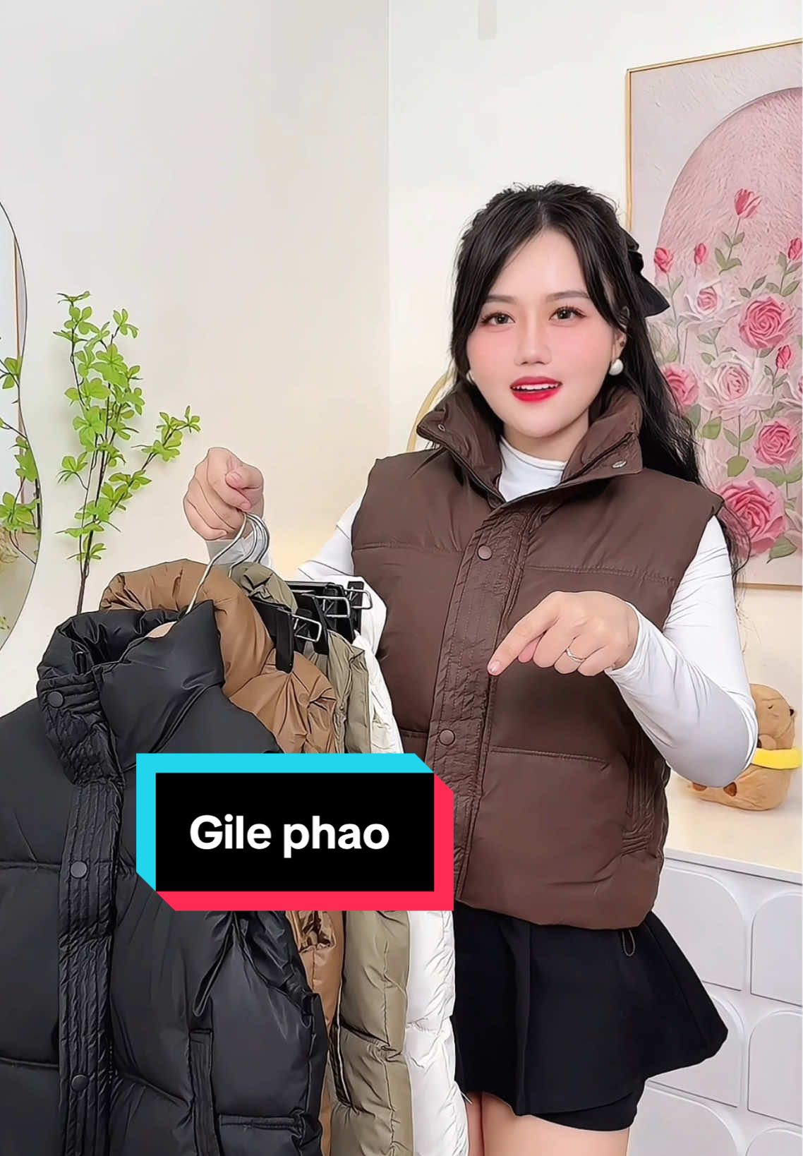 Áo gile phao màu cực xinh #aophaogile #aogile #hienhoidieu #viral #trending 