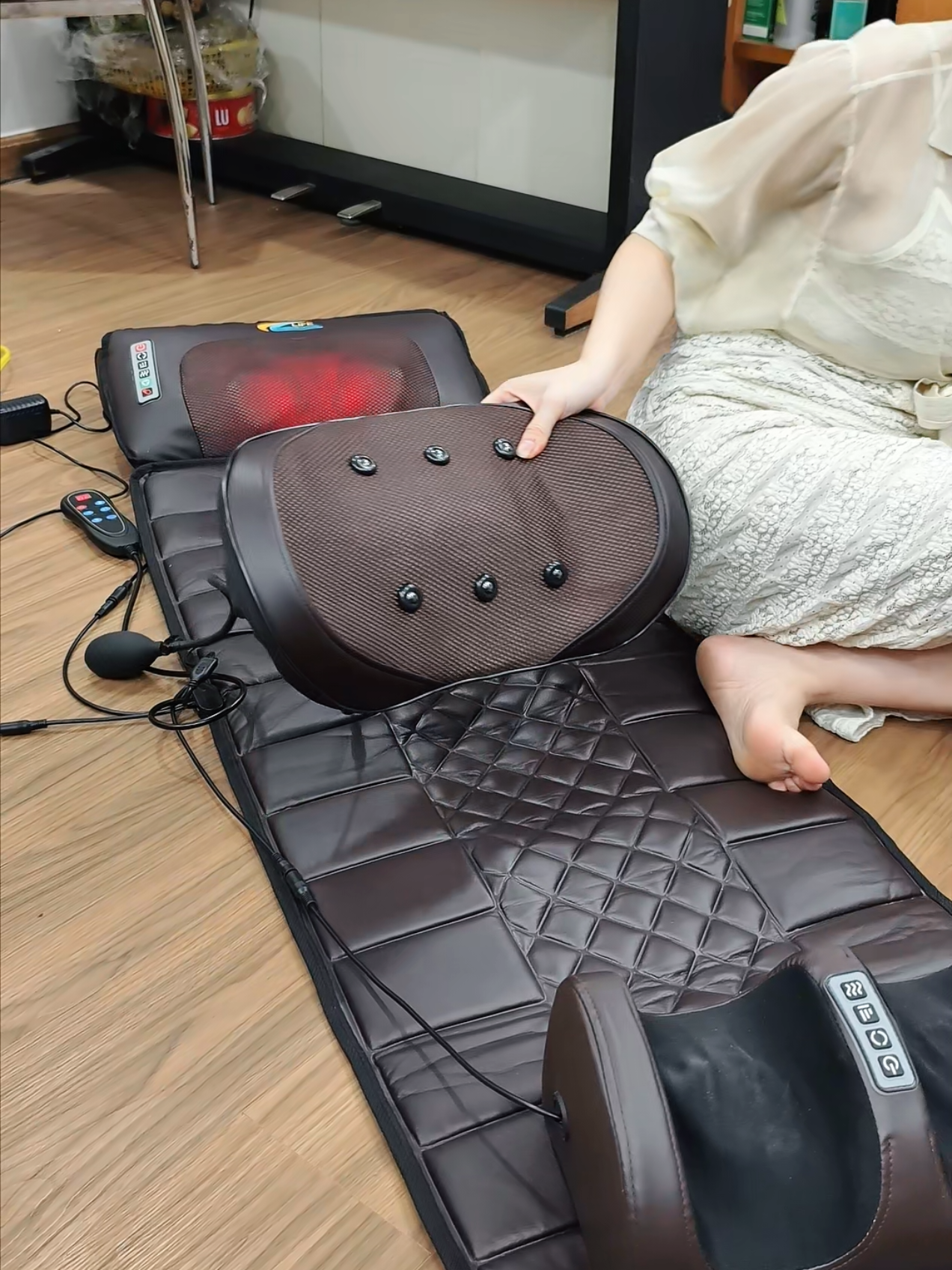 Đệm Massage Toàn Thân, Nệm Matxa tại nhà #demmassagetoanthan #nemmassage #chamsocsuckhoe  #gocvanphongcuatien 