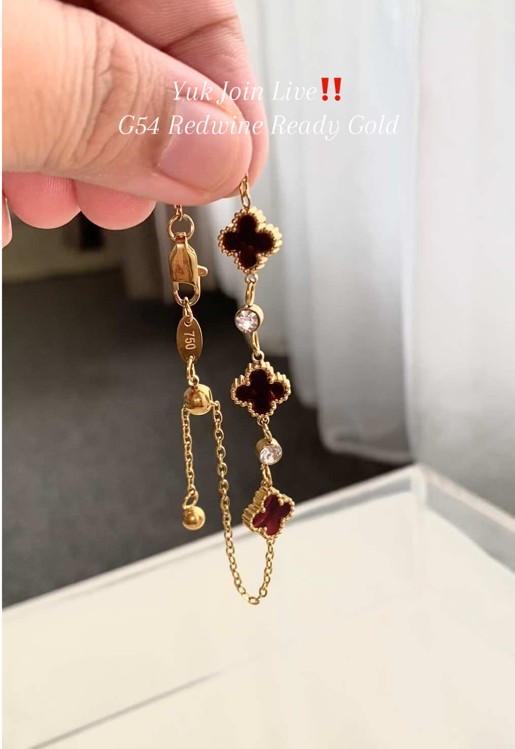 Join live yaaa kode G54💫✨ #alodijewelry #gelangtitanium #gelangantikarattitanium #gelangwanita 