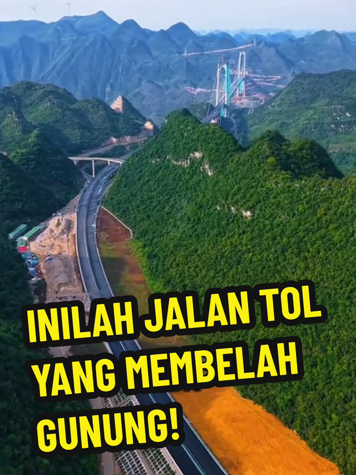 ketika koruptor minimal pembangunan maksimal 👀  . . . #jalantol #pengetahuan  #faktamenarik #infrastruktur  #china 