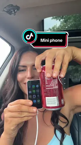 Why do I love this so much 🤣 #realphone #miniphone #pink 