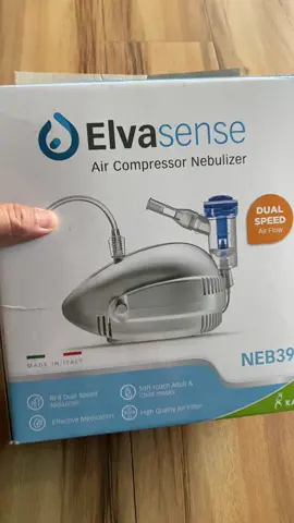 Nebulizer compresor dari elvasense untuk terapi uap batuk pilek sesak napas dan asma