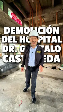 Hoy comenzamos con la demolición del hospital “Dr. Gonzalo Castañeda” ubicado en Tlatelolco, Ciudad de México. Aquí vamos a demoler toda la estructura y construiremos un hospital del @ISSSTEMX. #issste #salud #hospital #tlatelolco 