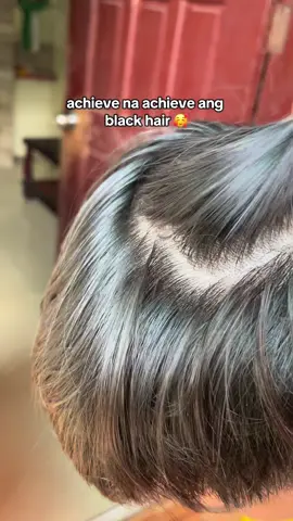 spray mo lang yan kaya super dali gamitin 🥰 #saffronhairblackeningspray #blackeninghair #hairspray #blackhair 