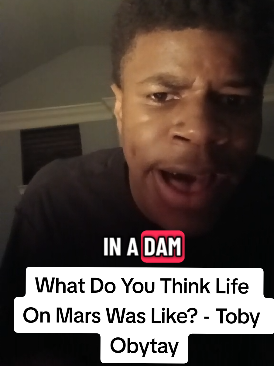 What Do You Think Life Was Like On Mars? - Toby Obytay This is old news, but I was learning about how Mars has river beds and other indicators of past life. I hope you enjoyed! #mars #martian #fyp #space #alien 