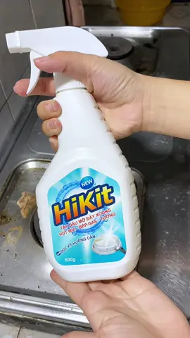 Xịt tẩy dầu mỡ Hikit siêu tiện lợi trợ thủ cho chị em làm bếp nè#xittayhikit #xittaydaumo #giadungtienich #xuhuong #thinhhanh 