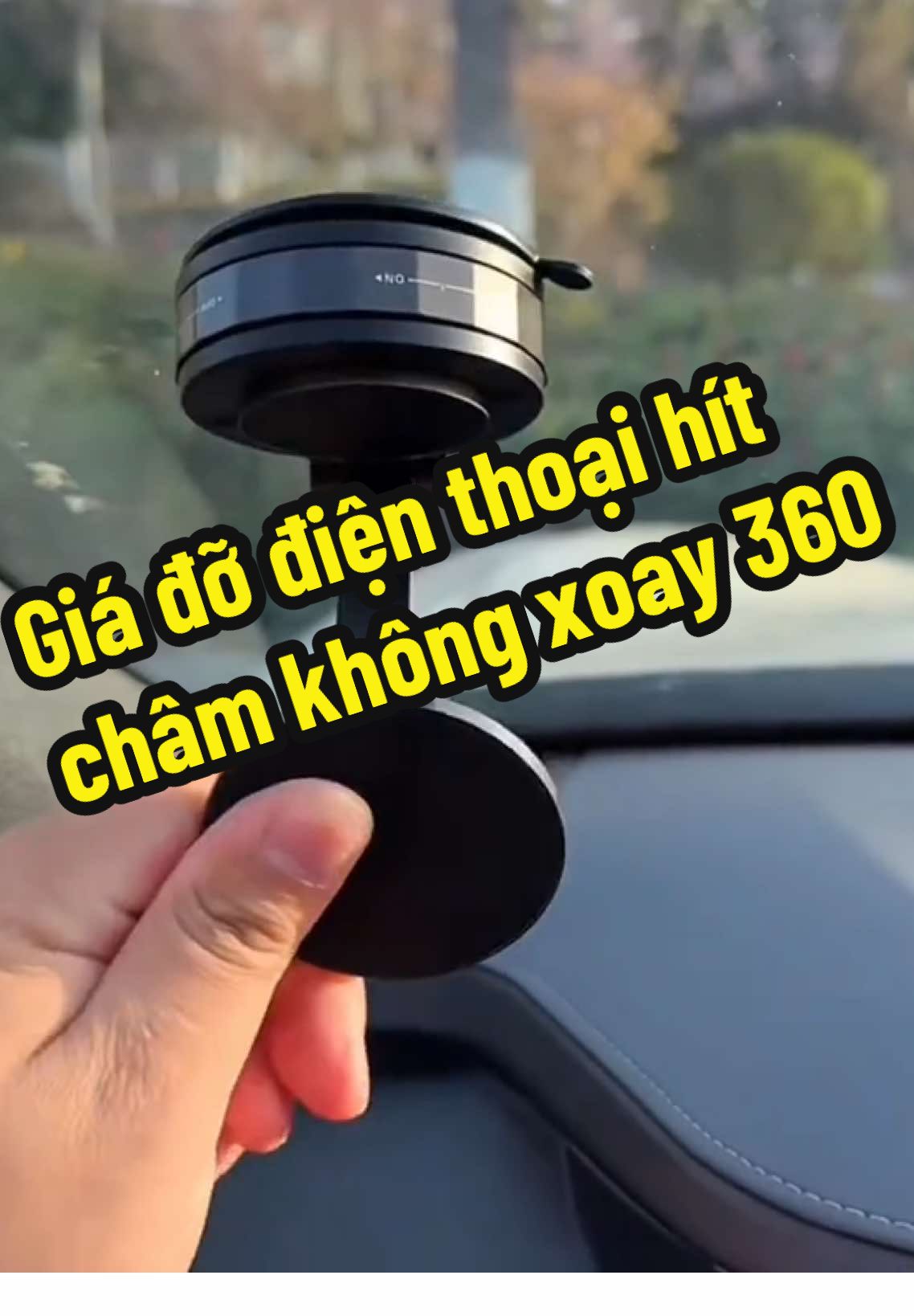 Giá Đỡ Điện Thoại K007, Magsafe Gắn Kính Gắn Tapplo Trên Ô Tô Xoay 360 Độ, Chất Liệu Hợp Kim #giadodienthoai #phukienoto #viral #foryou #xh  