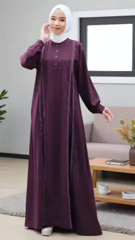 Nabila Dress Gamis Wanita Muslim Simpel Elegan #fyp #fyppppppppppppppppppppppp