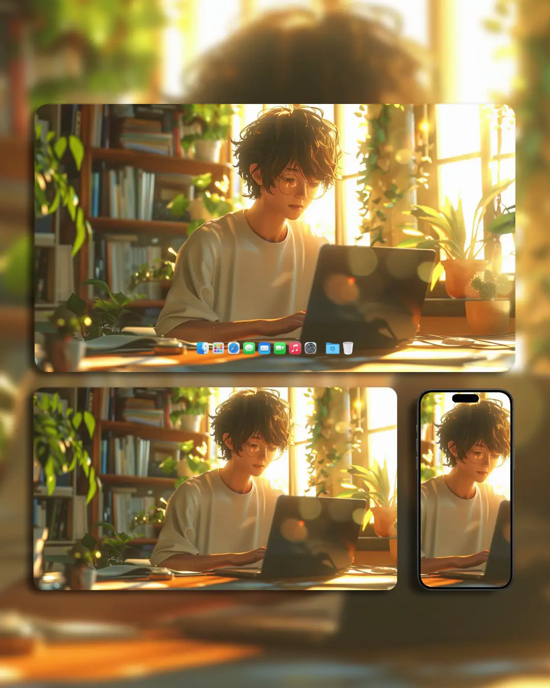 Set 3 | ✨ Aesthetic wallpapers for desktop, mobile, laptop, tablet ✨ #fyp #wallpapers #usa #coder #art 