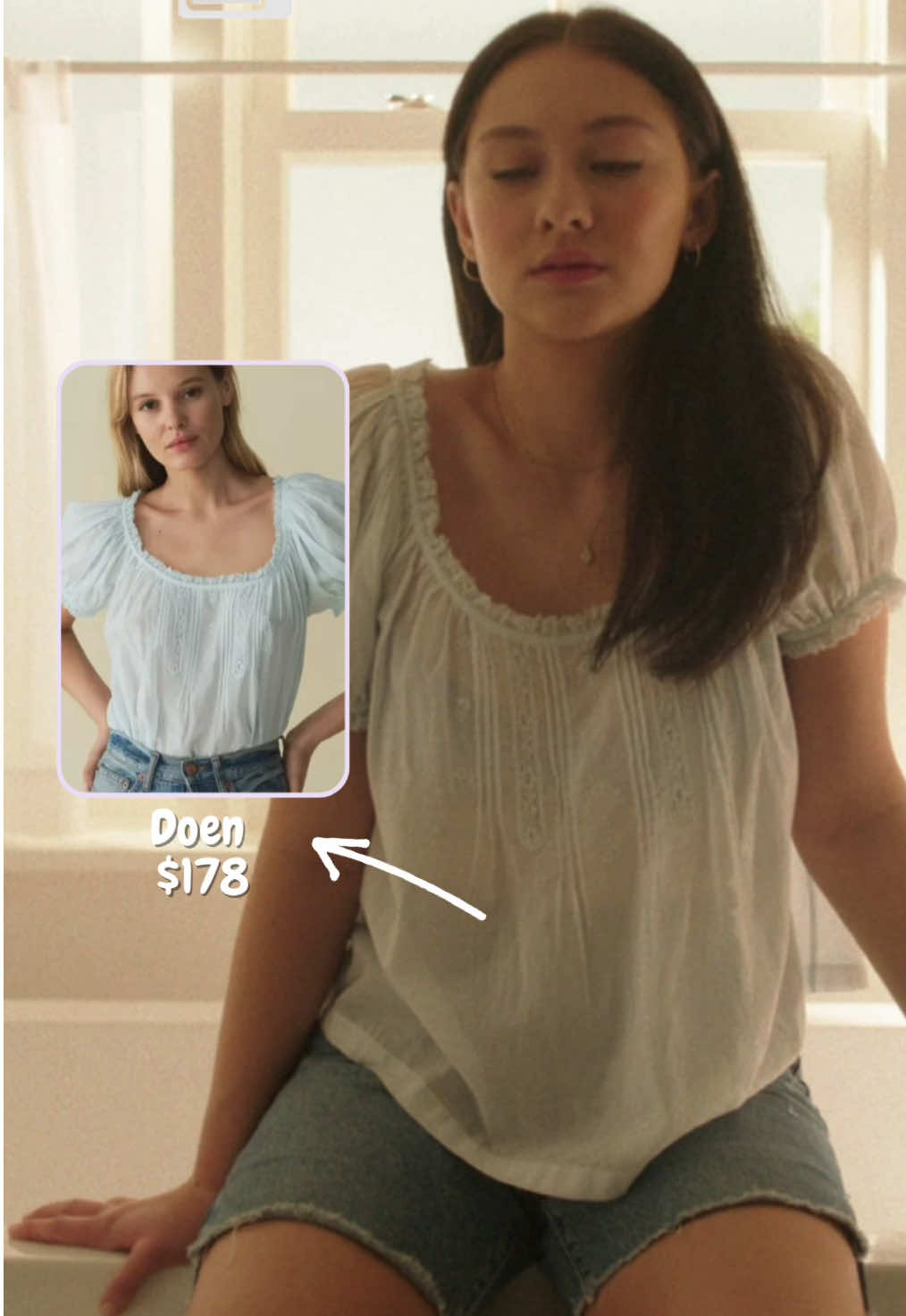 Belly’s outfit in The Summer I Turned Pretty Season 3 Episode 6   www.shopyourtv.com/summer-i-turned-pretty Costume design by Jessica Flaherth _________________________________ #tsitp #tsitpseason3 #thesummeriturnedprettyseason3 #thesummeriturnedprettyfashion #lolatung               
