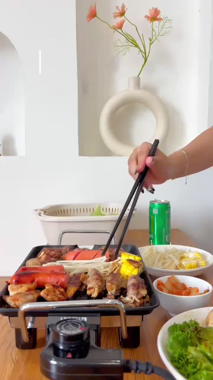 Nhỏ gọn – nướng gì cũng ngon 🍢🔥  