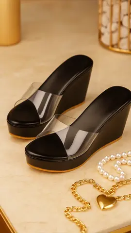 sandal slop wanita wedges mika#sandalwanita #sandal 