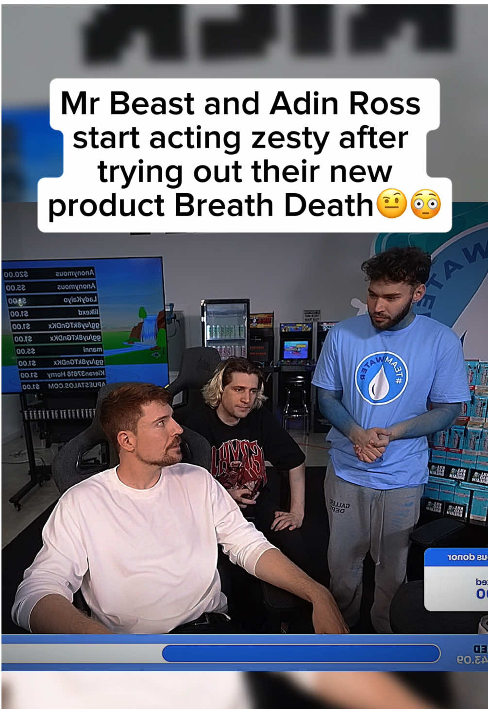 No way they did that to each other😳😳 #teamwater #breathdeath #mrbeast #adinross #fyp 