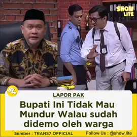 Wah parahh nih bupati 😆 🎥 Yt/ Trans7 Official #showlite #laporpak #laporpaktrans7 #suryainsomnia #andretaulany 