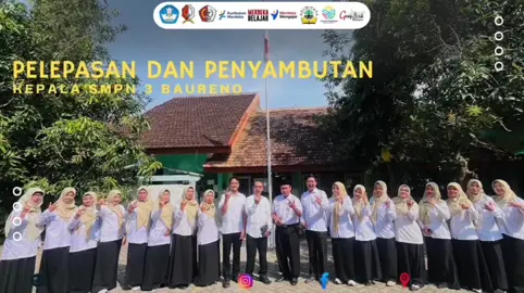 Selamat bertugas di tempat baru Bapak H. Hindi Supomo dan selamat bergabung datang di SMPN 3 Baureno Bapak H. Sugianto #smpn3baureno  #bojonegoro_jawatimur 