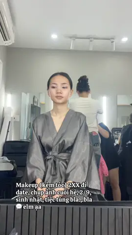 Makeup (kèm tóc) 2XX đi date, chụp hình cuối hè, 2/9, tiệc tùng các kiểu 💬 elm nhận tại nhà kv Da Nang, xa cỡ nào elm cũng chạy nhaa iuuuu ✨🩵 #makeupdanang #mymymakeup #makeupcodau #makeuptiec #makeuptotnghiep 
