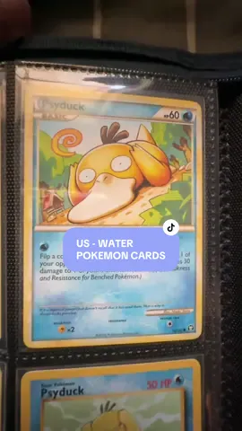 Water Type Edition 💦 #us #pokemoncards #pokemontcg #pokemoncollection