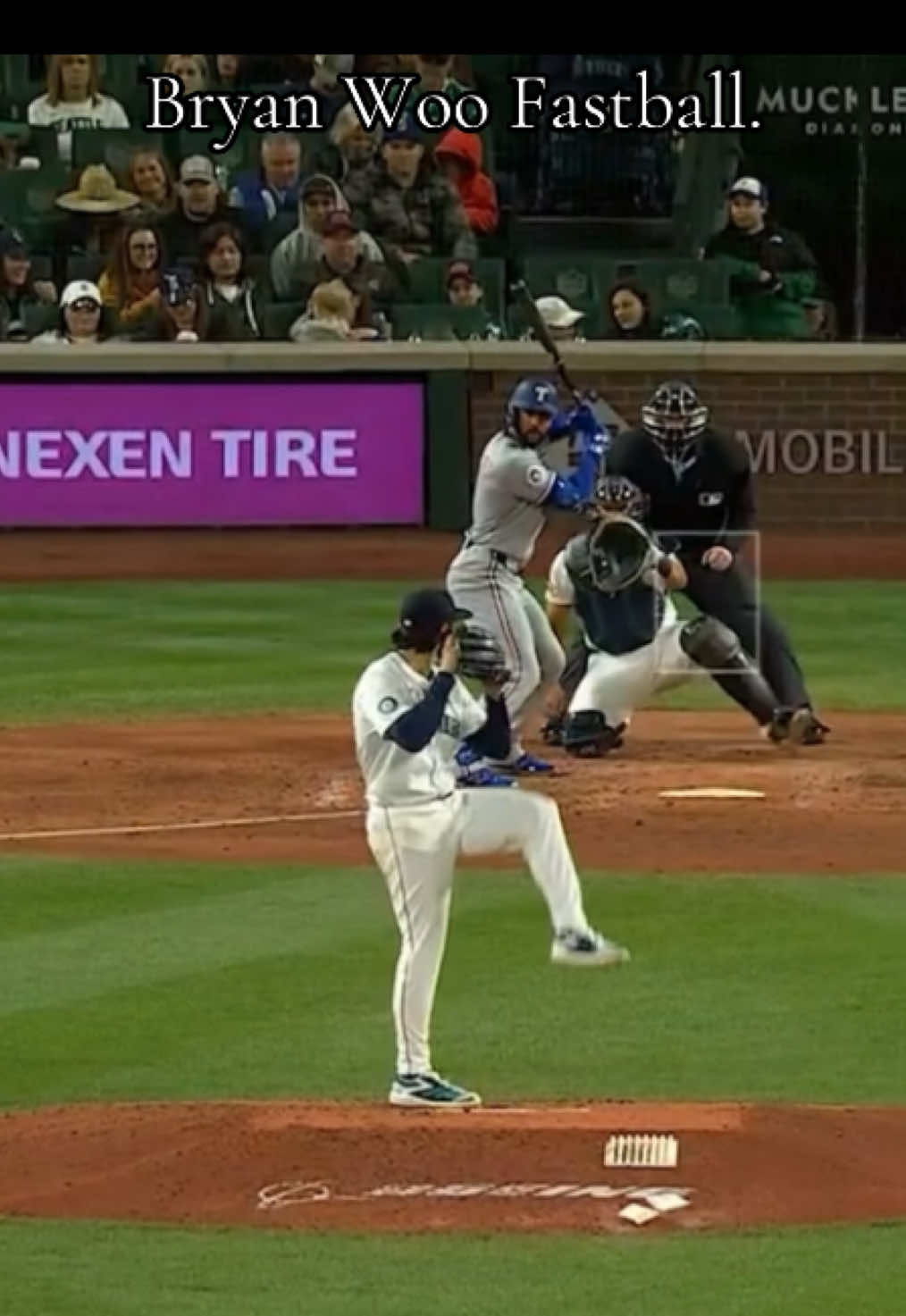 Bryan Woo. Aura.  #bryanwoo #baseball #fastball #pitcher #fyp 