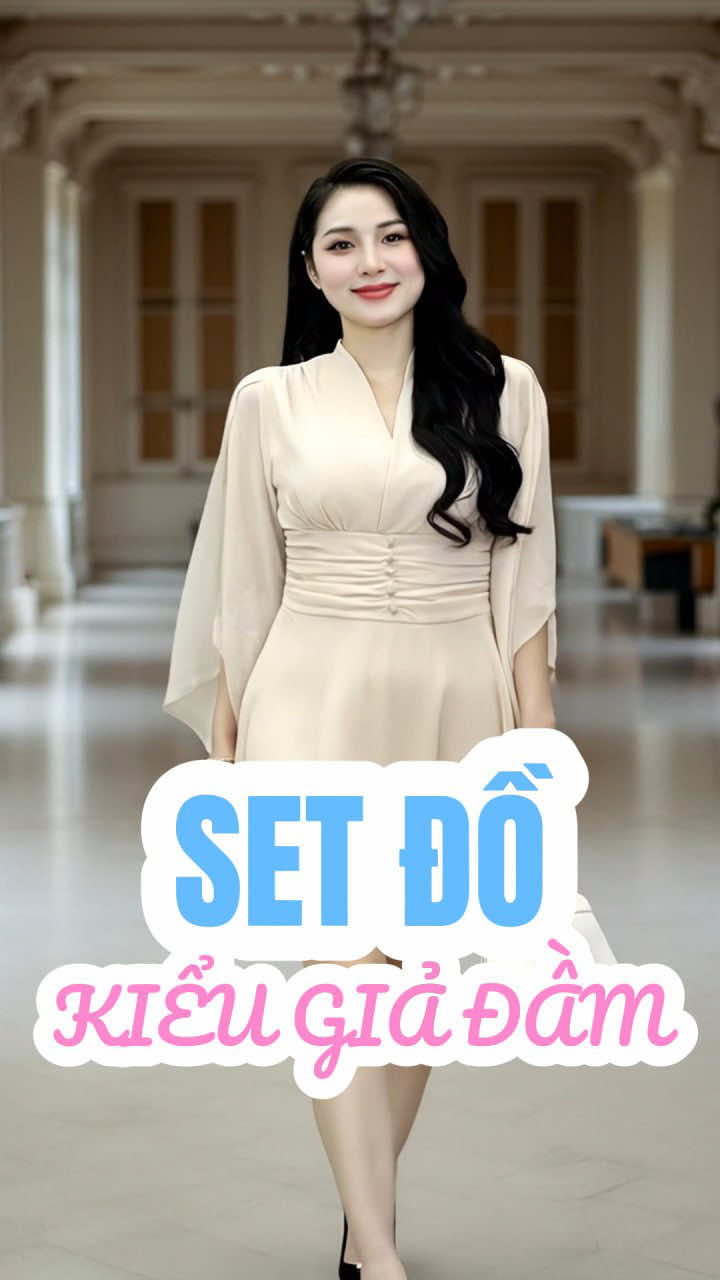 Bộ đồ cách điệu kiểu đầm sang trọng, tưởng là đầm nhưng thật ra lại là đồ bộ kín đáo. Được may từ chất liệu vải voan Chiffon 2 lớp mềm mát, set đồ này sẽ giúp mang đến cho các Chị, các Mẹ sự thanh lịch và chỉnh chu khi tham dự những dịp đặc biệt cần mặc đẹp. @Mặc đẹp phối xinh ✨  @Mặc đẹp phối xinh ✨  @Mặc đẹp phối xinh ✨ #thoitrangnu #macdepphoixinh #macdepphoixinh2025 #trungnien #trungniendep #dobo #dobotrungnien #dobotangme #setdonu #setdodep #damthietke #damtrungnien #damtrungniendutiec #damtrungniensangtrong 