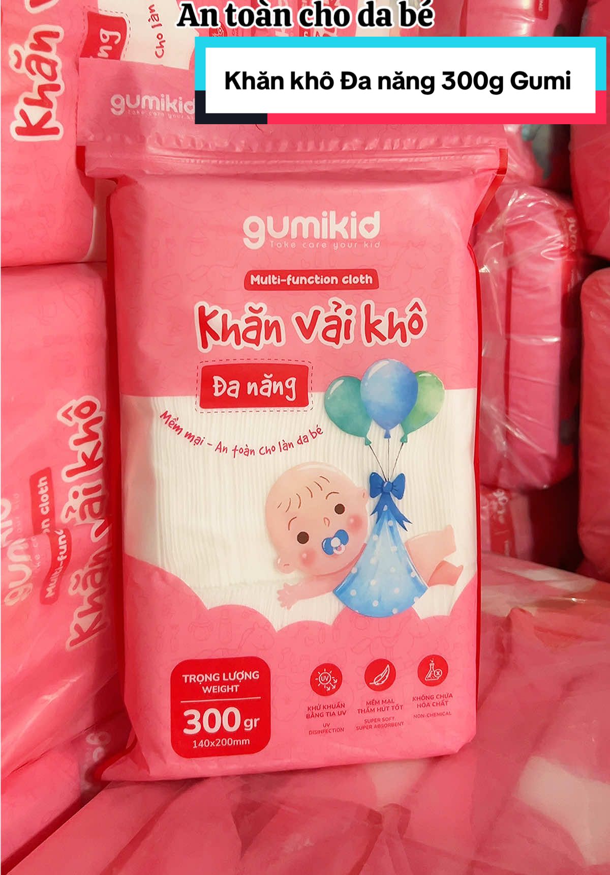 Khăn khô Đa năng 300g Gumi  #Taphoataigia #review #gumi #khankhodanang 