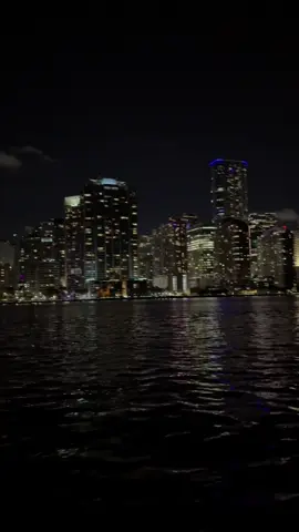 Miami at night #miami #miamibeach #fyp #night 