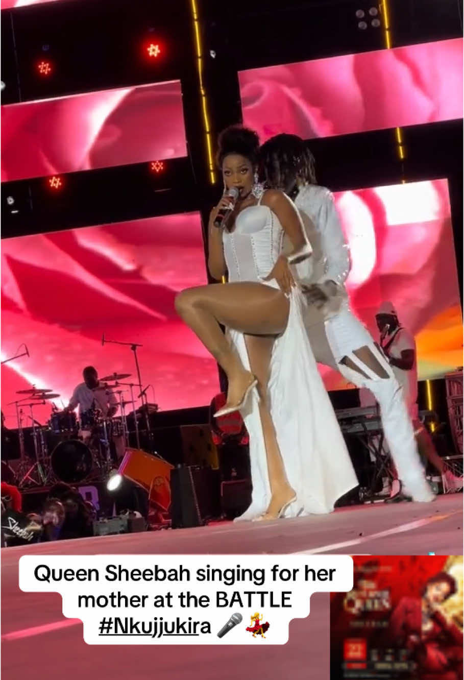 @Queen Sheebah 👑 performing #Nkujjukira at the #cindyvssheebah Battle 🔥🔥🎤💃 #foryou #foryoupage #sheebahkarungi #sheebaholics #TheReturnOfTheQueen22ndAugSerena #creatorsearchinsights #nabaleka_official #LongLiveTheQueen #viral #somebody #viraltiktok #gratitude #energydoesntlie 