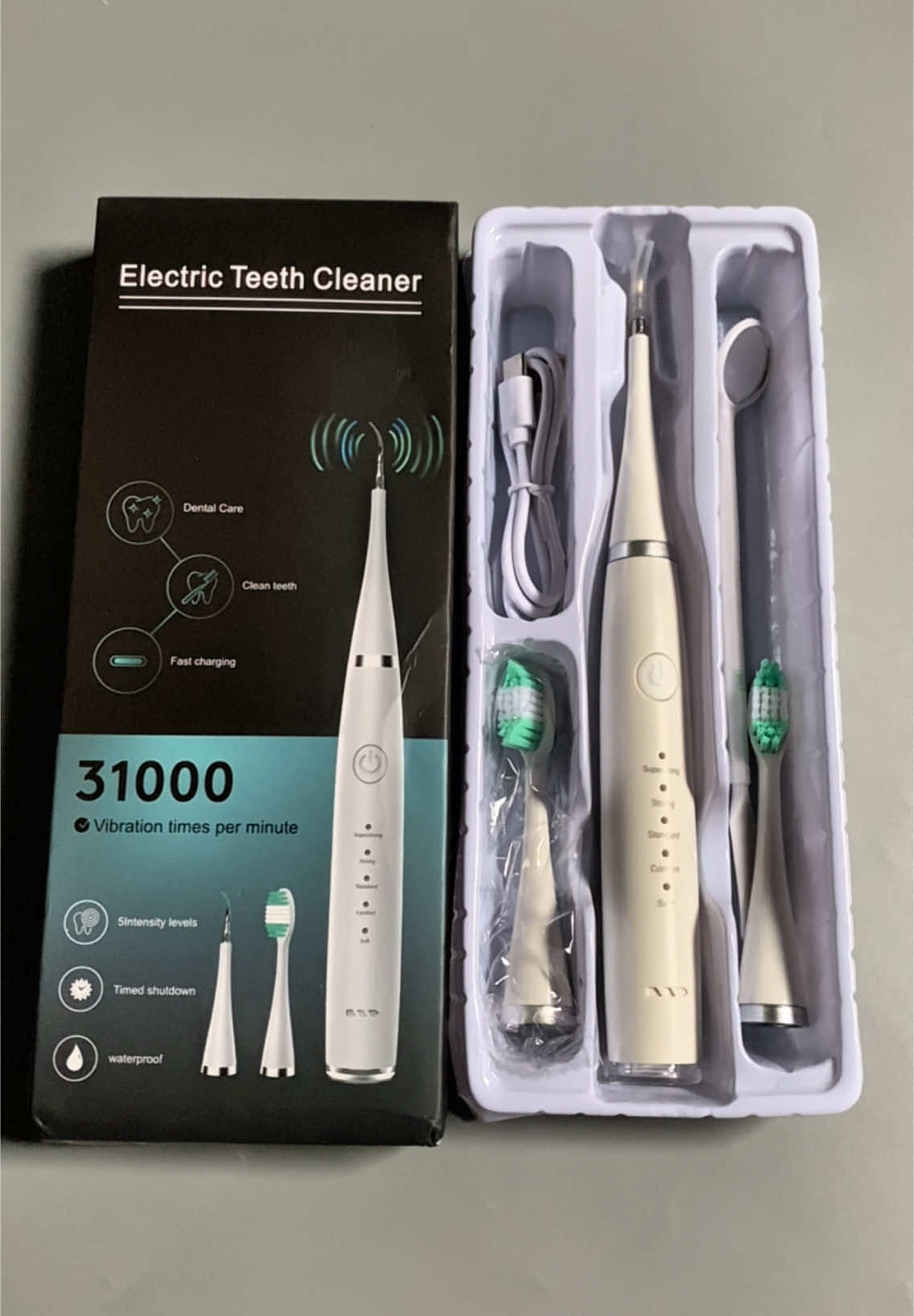 Replying to @Atasha ₱200 lang yan, may electric teeth cleaner kana, nagpasale si seller ngayon.😍 #electricteethcleaner #teethcleaner #electricteethcleanerset #teethcleaning #yellowteeth #tartar #tartarremover #tartarremoval #ultrasonicteethcleaner #toothcare #electrictoothbrush #oralcare #trendingelectricteethcleaner #fyp #trending #viral 