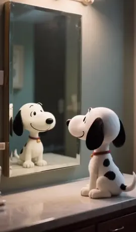 ✨🐶🪞#壁紙推薦 #壁紙 #スヌーピー #snoopy #ダイナミック壁紙 #4kwallpaper 