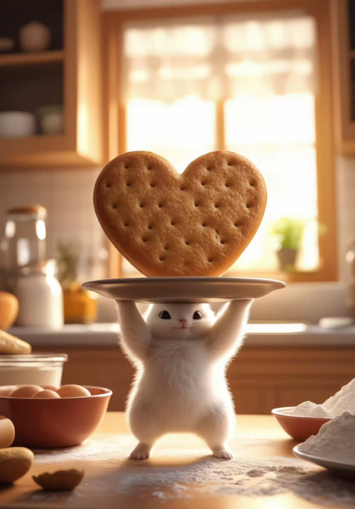 Made with love, just for you 💖 #foryoupage❤️❤️ #foryouu #sweet #cuteanimals #kiss 