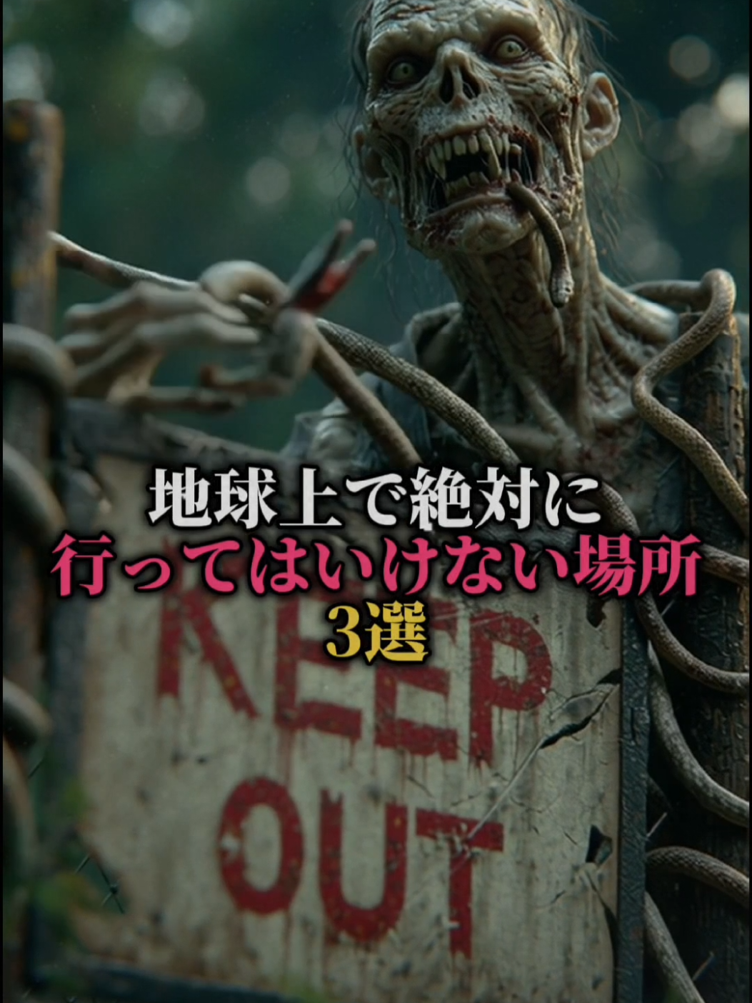 地球上で絶対に行ってはいけない場所3選 #ミステリー #雑学 #怖い話 #都市伝説 