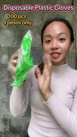 Disposable gloves 4 pesos per pack ang mura na‼️#plasticgloves #disposableplasticgloves #gloves #glovesforfood #tiktokfinds #fyppppppppppppppppppppppp 