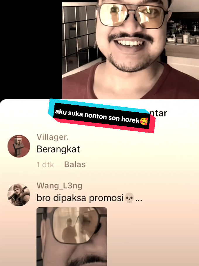 aku suka nonton son horek🥰 #liriklagukomentar #edit #song #music #lyrics 