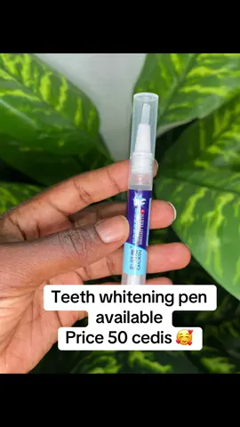 Teeth whitening available price 50 cedis Teeth whitening pens work th Whitening Pens: at Are They and v Do They Work? by applying a gel containing a bleaching agent, usually hydrogen peroxide or carbamide peroxide, di- rectly onto the teeth. These active ingredients penetrate the tooth enamel and break down stain-causing molecules, effectively lightening the tooth's color. #bracesbybeautyfashion #smallbusinessowner #powerchain 