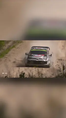 The art of jump and drift — in slow motion. 🚗💨🎥 #toyotagazooracing #toyota #wrc 