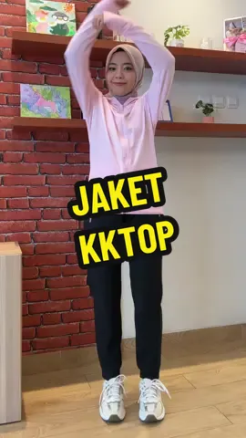 KKTOP emang bagus banget gaes! Ini aku pake jaket olahraga yg anti uv
