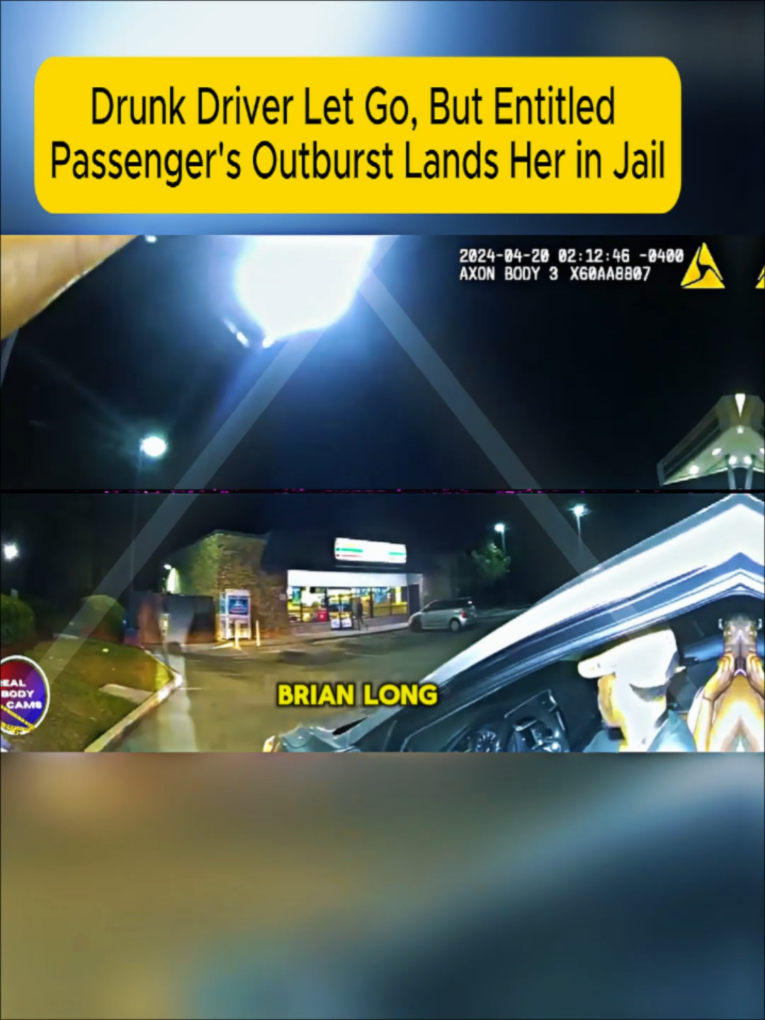 Part 1 | Drunk Driver Let Go, But Entitled Passenger's Outburst Lands Her in Jail #cosp #copsoftiktok 