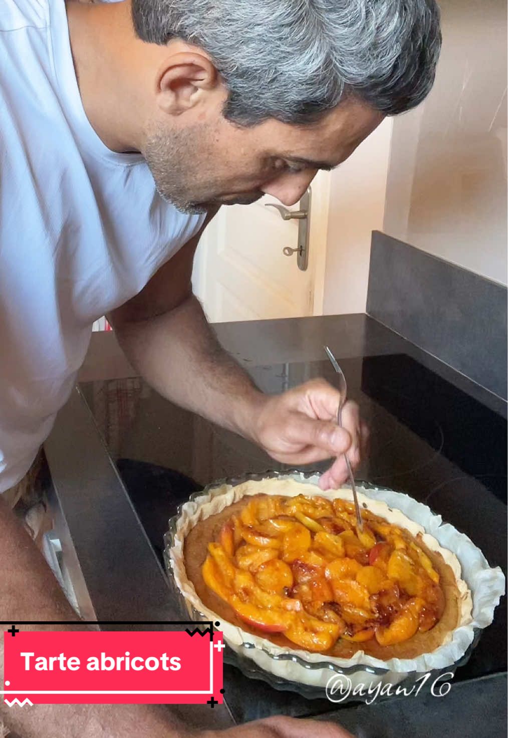 Tarte abricots #fyp #pourtoi #explore #FoodTok #المغرب🇲🇦تونس🇹🇳الجزائر🇩🇿 