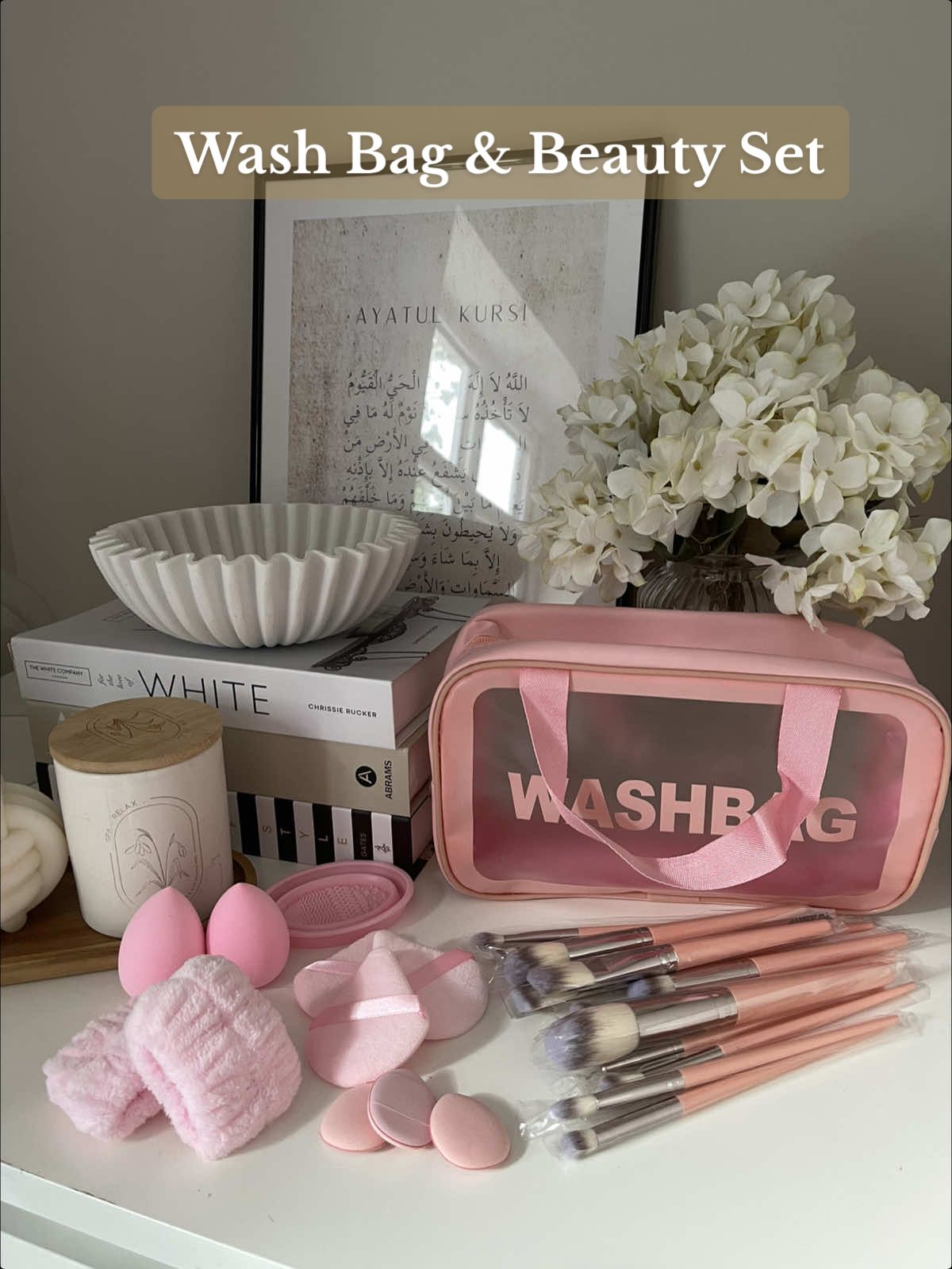 Search 7TGEV to shop this wash bag and beauty/makeup set on @SHEIN @SHEIN UK @Beauty Finds Hunter  Use my discount code 25BUKQ3maryamshome840 AD  #SHEINsaveinstyle #sheinbeautyfinds #SHEINforAll #makeupbrush #makeupkit 