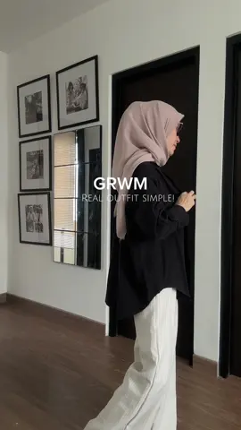 Real outfit simple ku 🖤