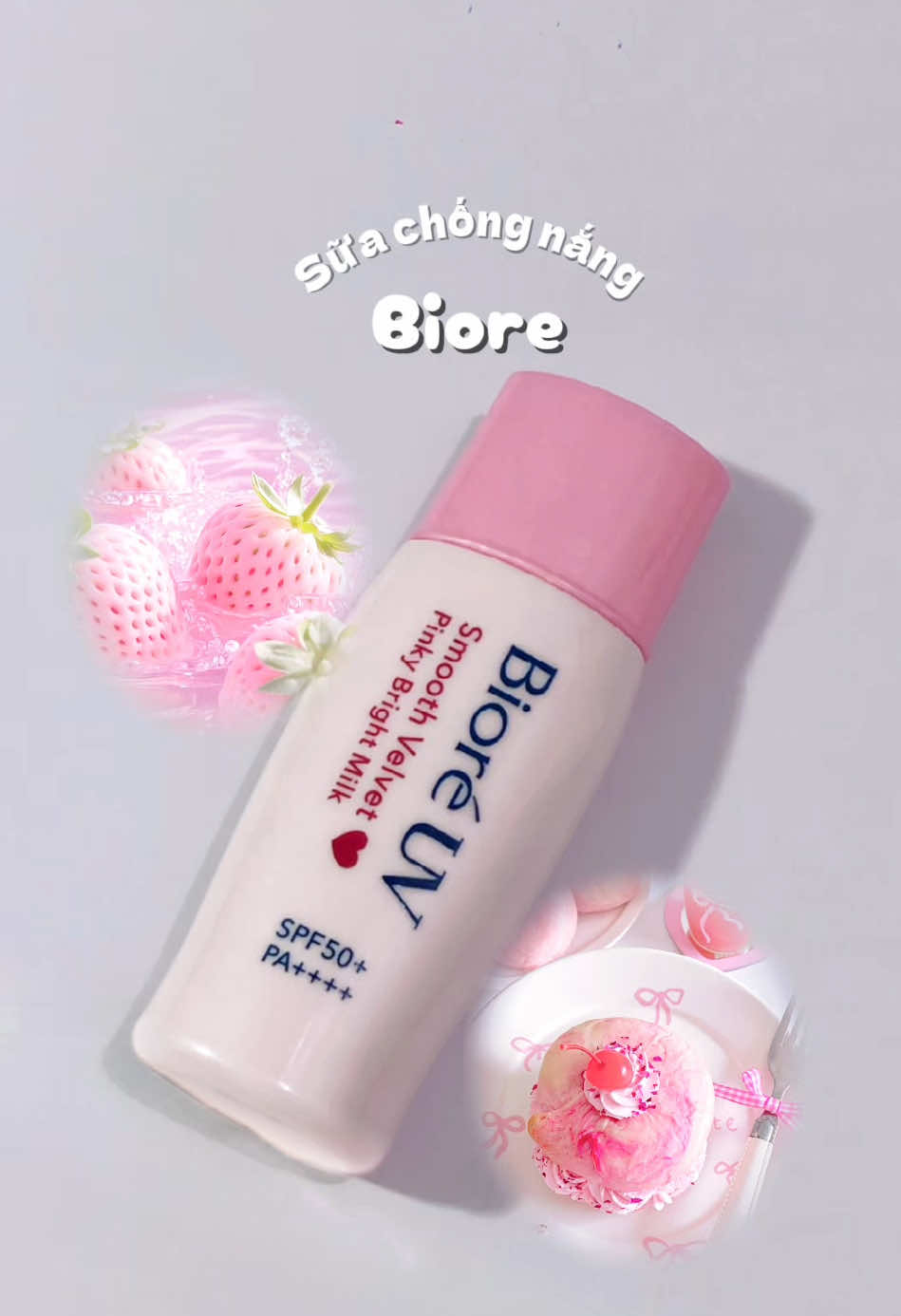 Ê nâng tone da trắng hồng như da thật í k bị bết hay nâng tone lố đâu 🥹#biore #bioreuv #kemchongnang #kemchongnangnangtone #beauty 