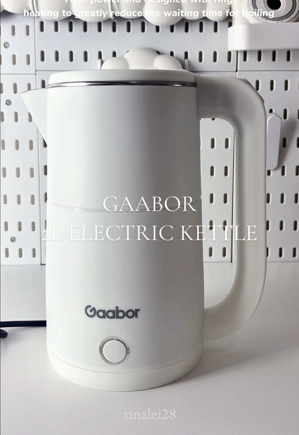 Boiling in style. ☕✨  @gaaborph #gaaborph#gaaborelectrickettle #eletrickettle #kitchenessentials 