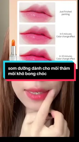 Son này là son dưỡng dành cho môi thâm môi khô da bong tróc da . lên màu tự nhiên rất đẹp#sonbong #sonduongmoi #myviralvideo #fyp #xuhuong 