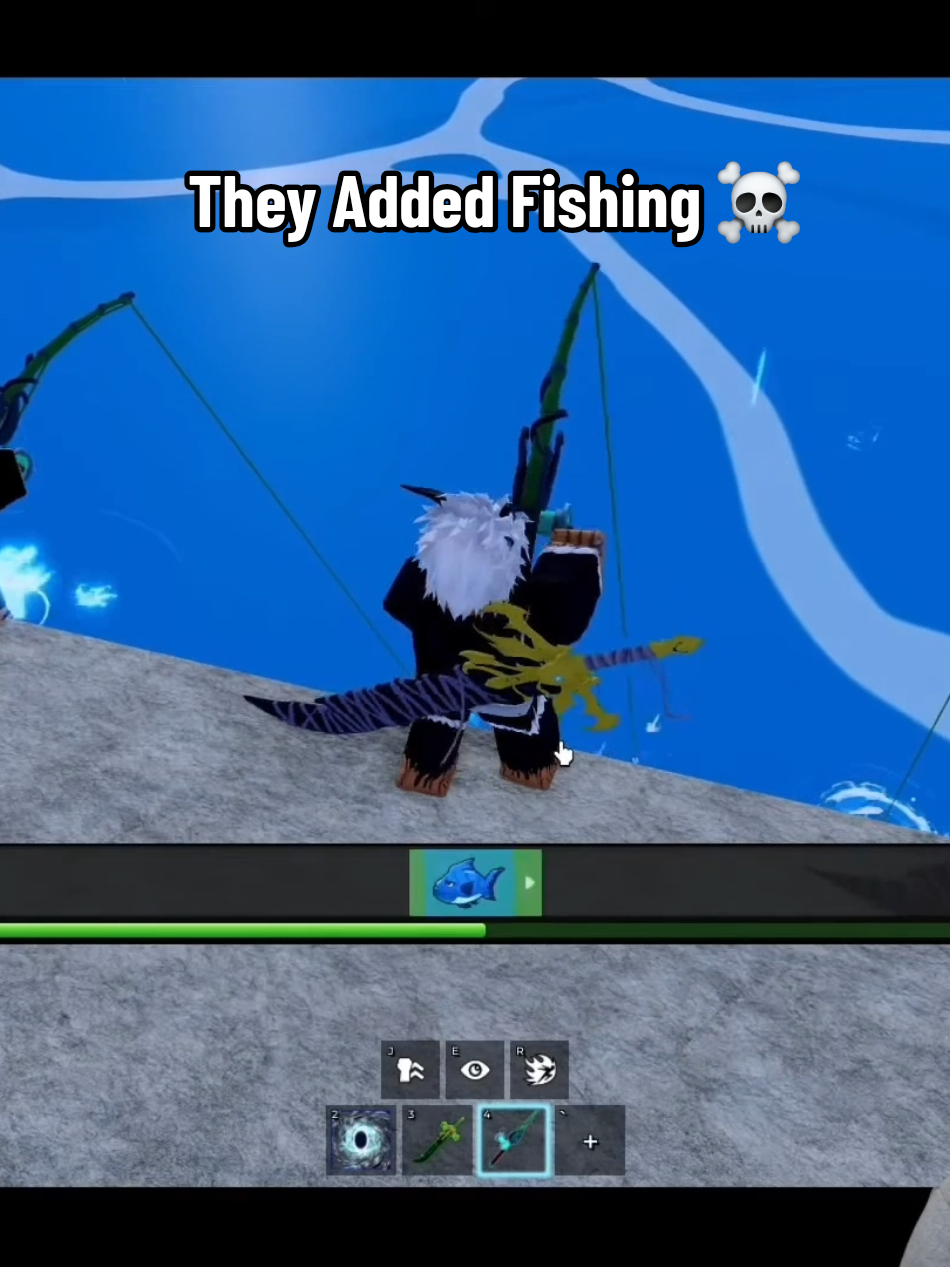 They actually Added Fishing in Blox Fruits 😭☠️! #bloxfruits #roblox #foryou #fyp #foryoupage 