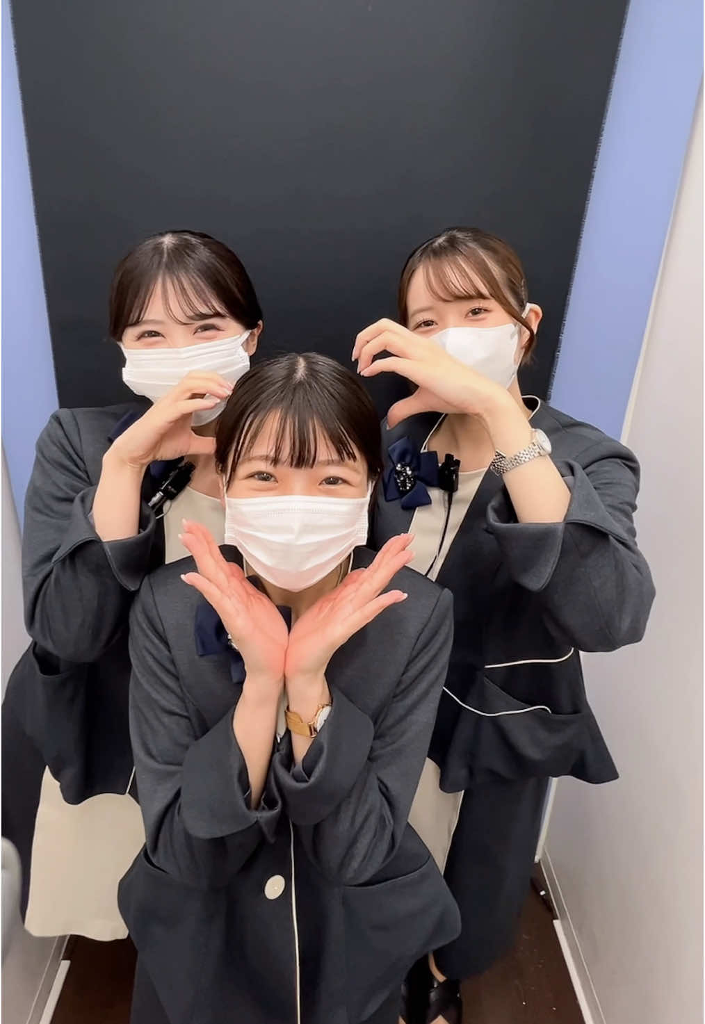 コンシェルジュ3人で踊ってみました🎀🍒#湘南美容クリニック大宮東口院 #湘南美容クリニック #sbc #受付 #受付カウンセラー #コンシェルジュ #制服 #制服ダンス #バズりたい 