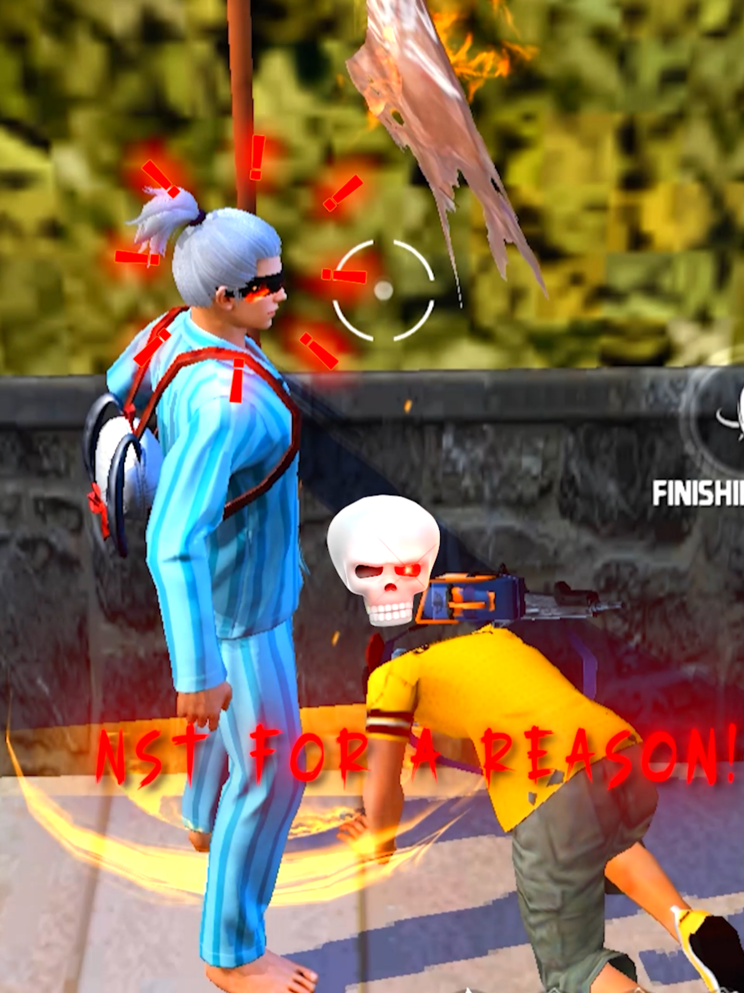HACKER FORGOT HIS HACK IN FRONT OF TGR NST ☠️🗿 #shortsfeed#freefire#tondaegamer#nstwinsff