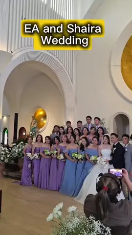 Coco Martin and Julia Montes graced the wedding of Edgar Allan Guzman and Shaira Diaz #cocojul#fbfriendsfollowersandviewers #SHAIRAnghEAyo #Wedding2025 