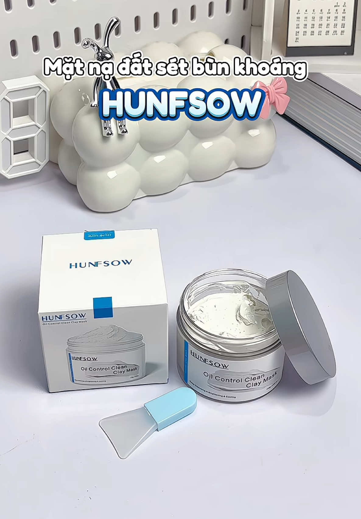 Mặt nạ đất sét khoáng Hunfsow chân ái cho da đầu đen & lcl to ạ🫰#hunfsow #hunfsowvietnam #matnadatset #matna #matnahunfsow #matnadatsetbunkhoang #skince #chamsocda #lamsach #kiemdau #unboxing #xuhuong #viral #trending #fyp #foryou #lin203 