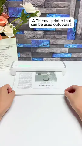 No ink required, one charge can be used for a long time, and you can print anytime, anywhere!☺️#TikTokMadeMeBuyIt #summersale #dealdrops #goodthing #spotlightfinds #giftideas #printer 