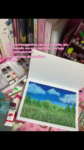 atau mau semuanya? #menggambar #melukis #pecinta #seni 